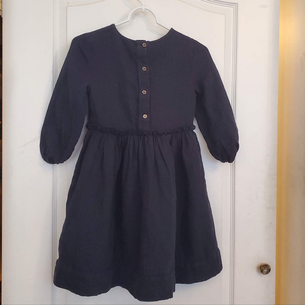 Little Creative Factory navy button-front dress sz 6